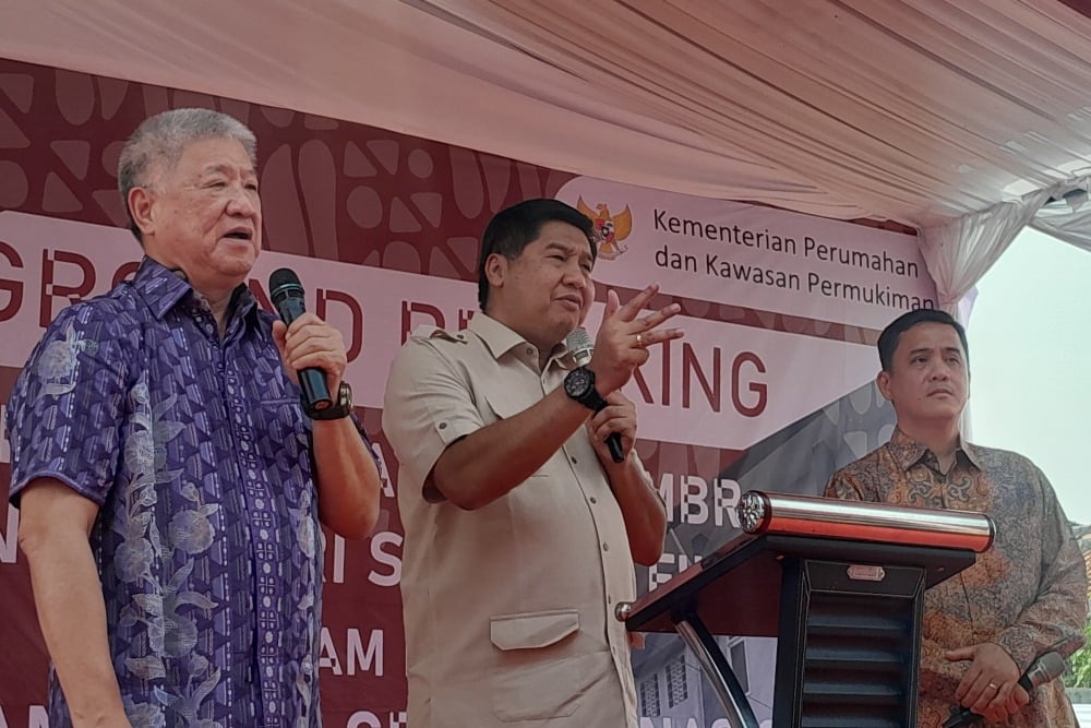 Maurarar Groundbreaking Proyek Pertama Program 3 Juta Rumah, Klaim Tak Pakai APBN