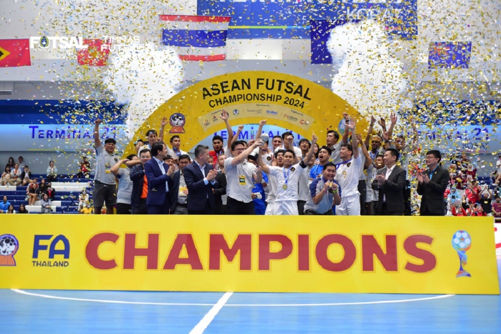 Timnas Indonesia Juara Piala AFF Futsal 2024, Ketum FFI Apresiasi Menpora dan PSSI